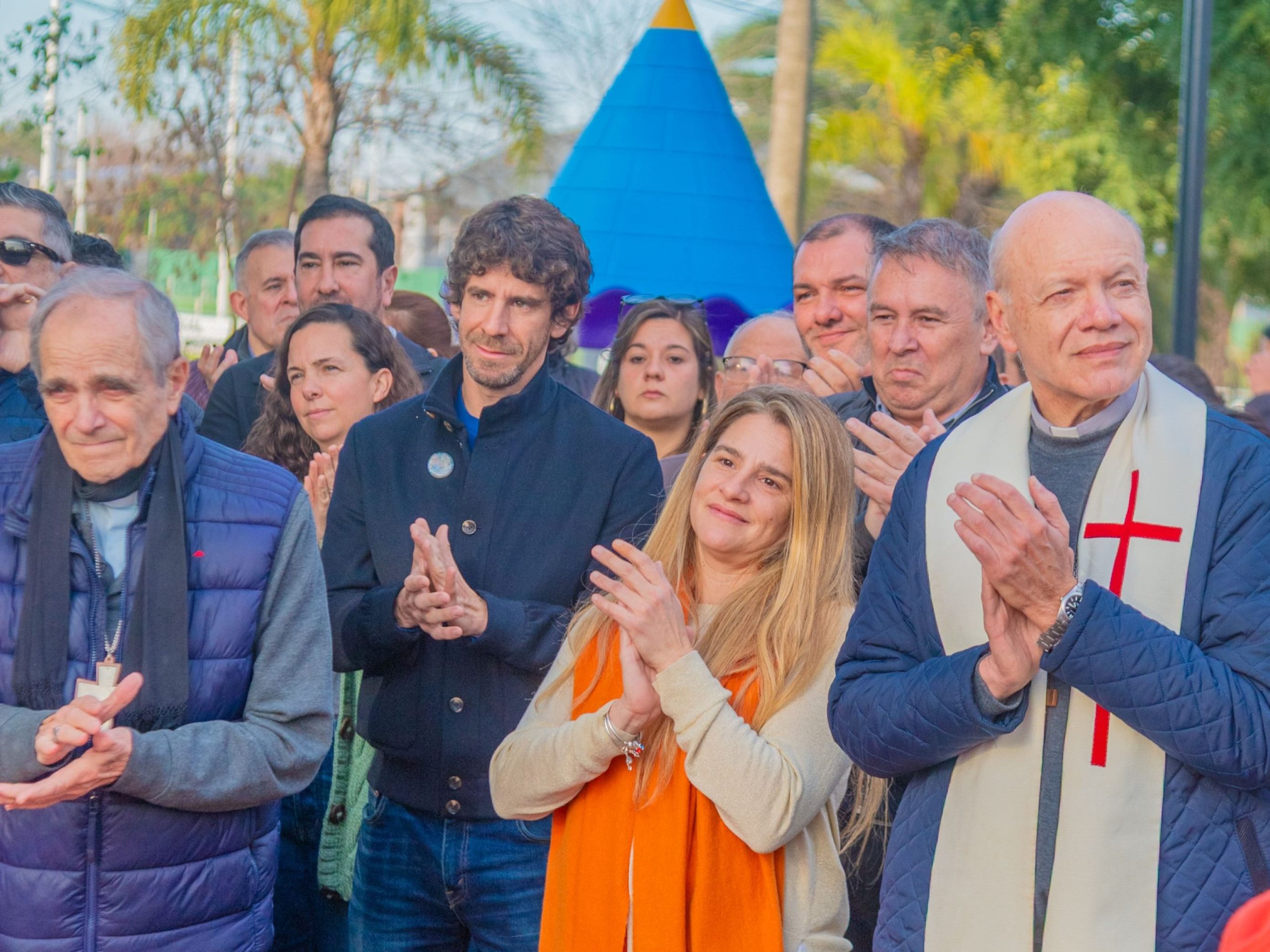 Juan Andreotti inauguró la Nueva Plaza “Padre Jorge Luis Lagazio”