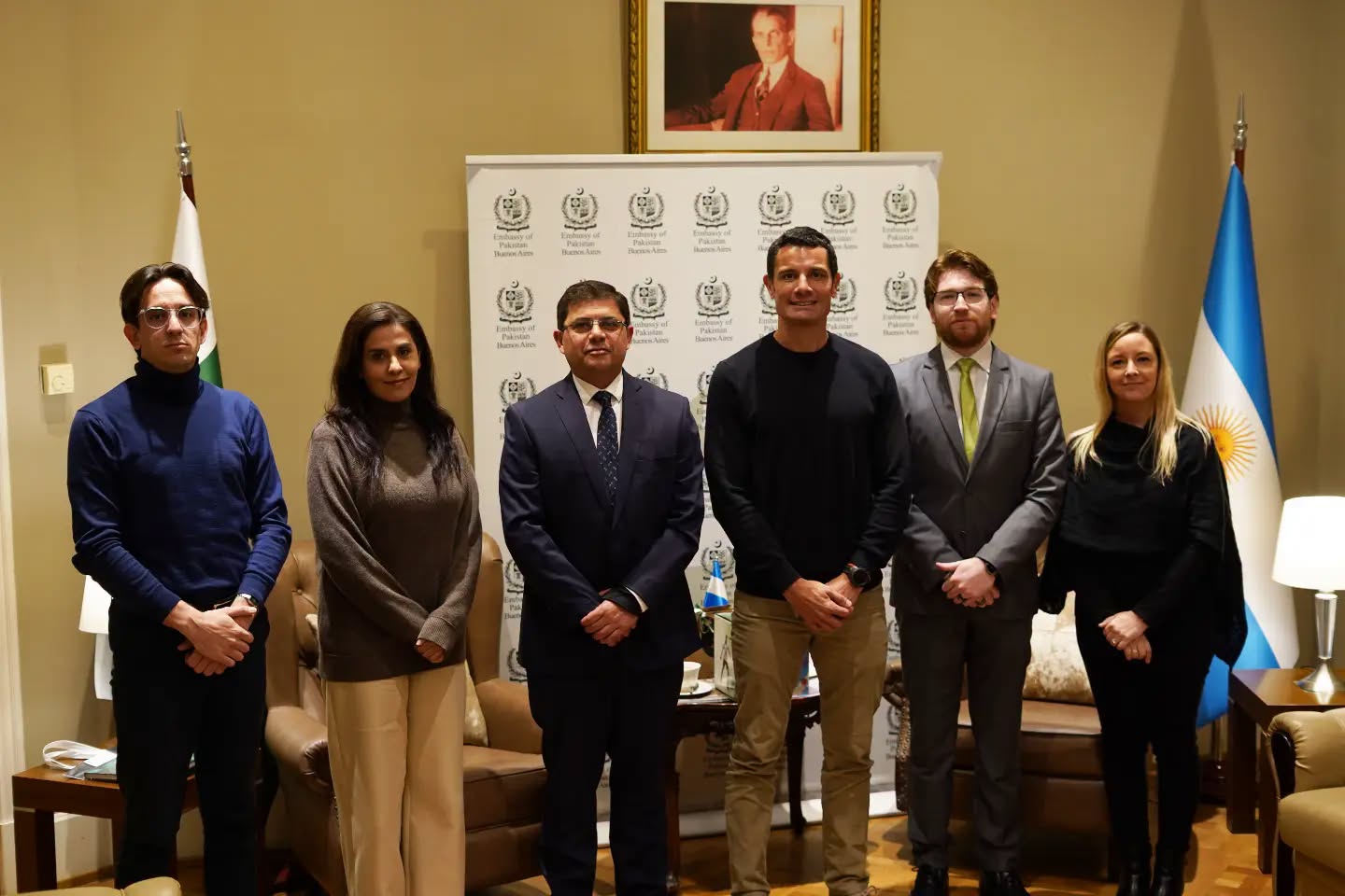 Reunión en la embajada de Pakistán