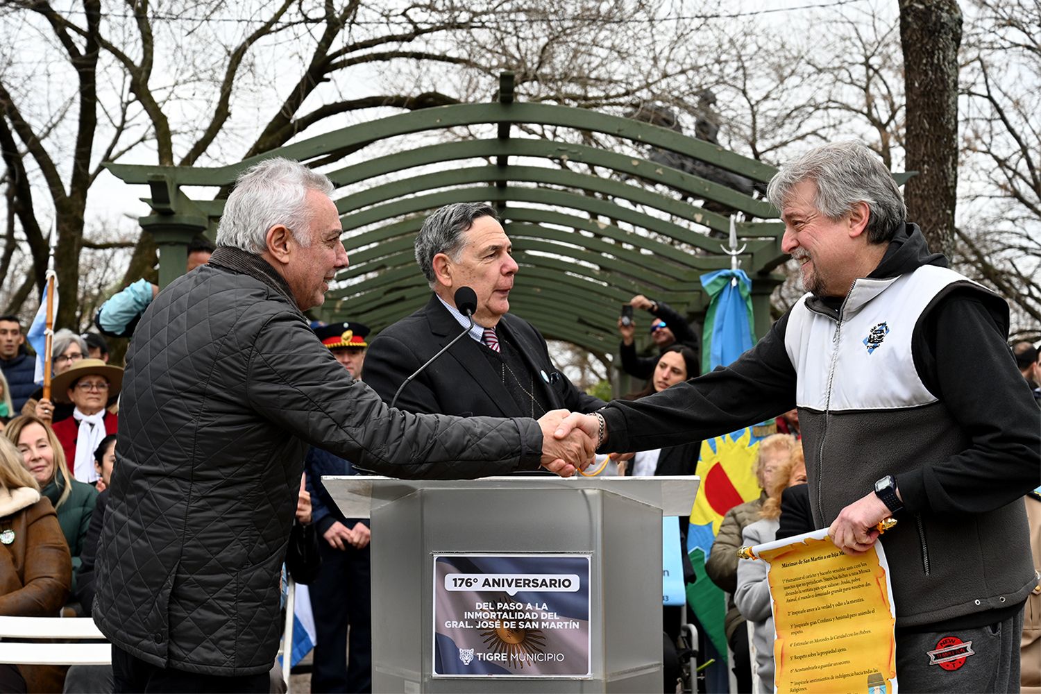 Julio Zamora en Don Torcuato: “San Martín nos deja un mensaje de unidad, es necesaria una Argentina mucho más solidaria”