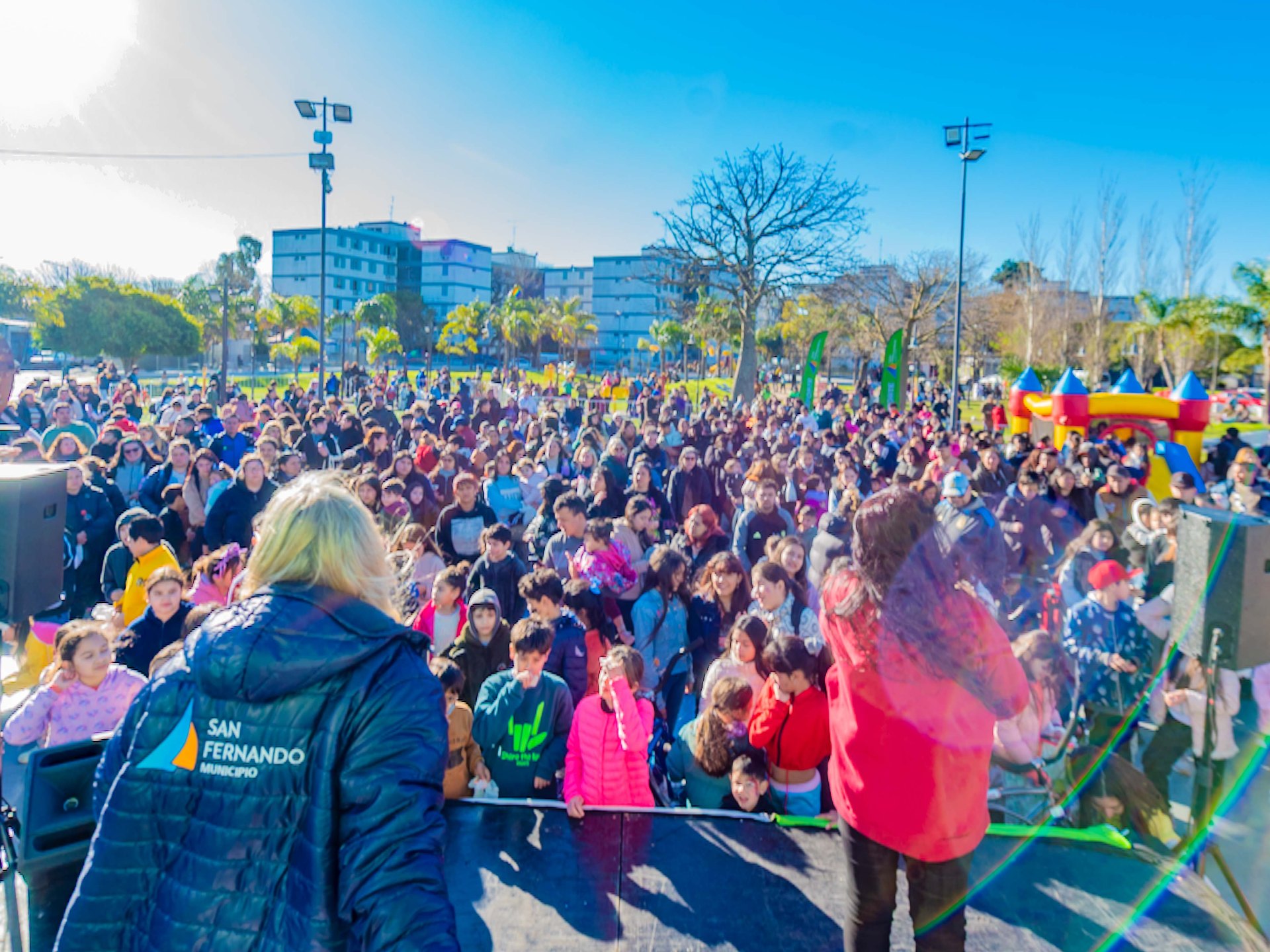 San Fernando comenzó el “Mes de las Infancias” conactividades infantiles en plazas