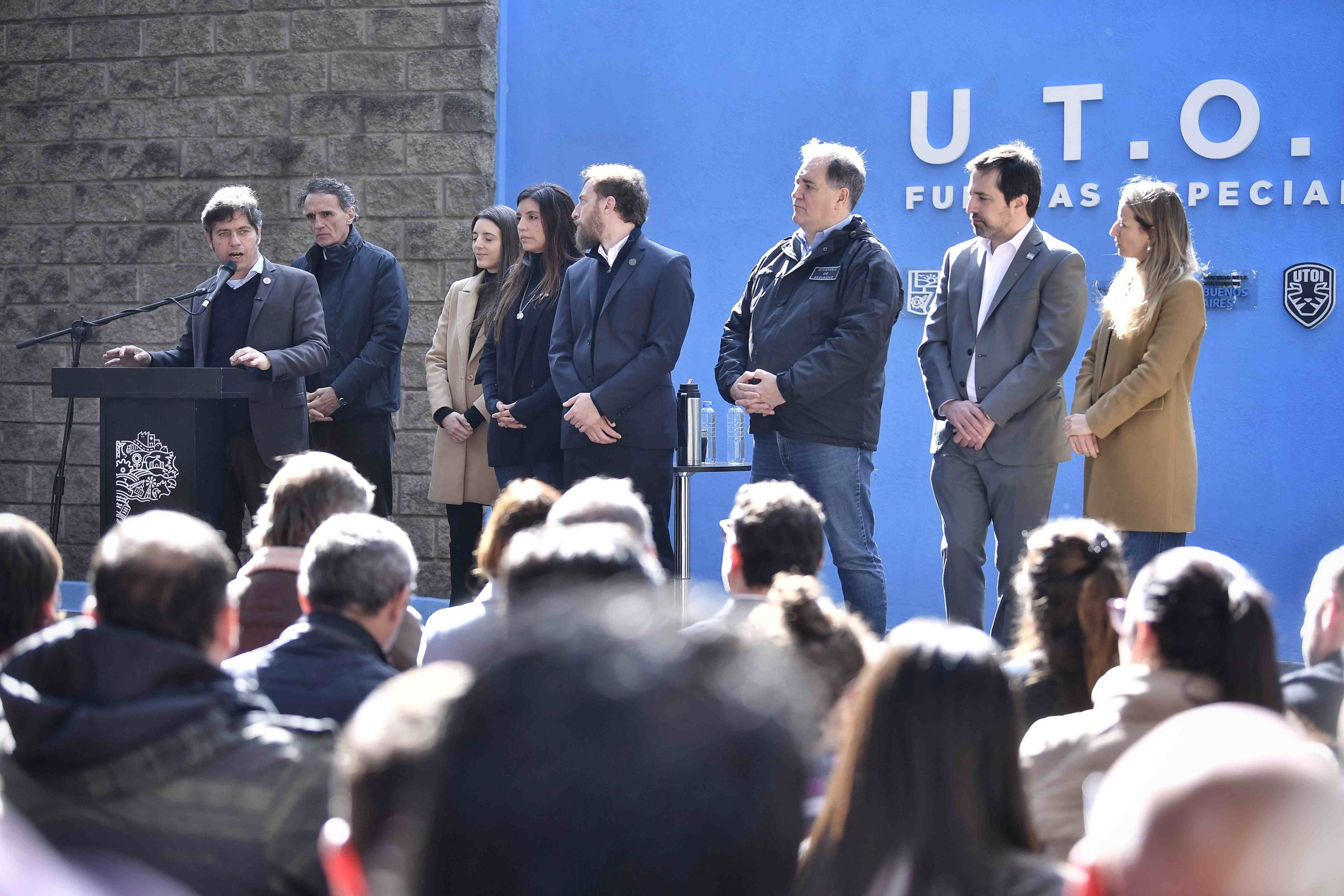 Kicillof inauguró una base de la UTOI en Lomas de Zamora