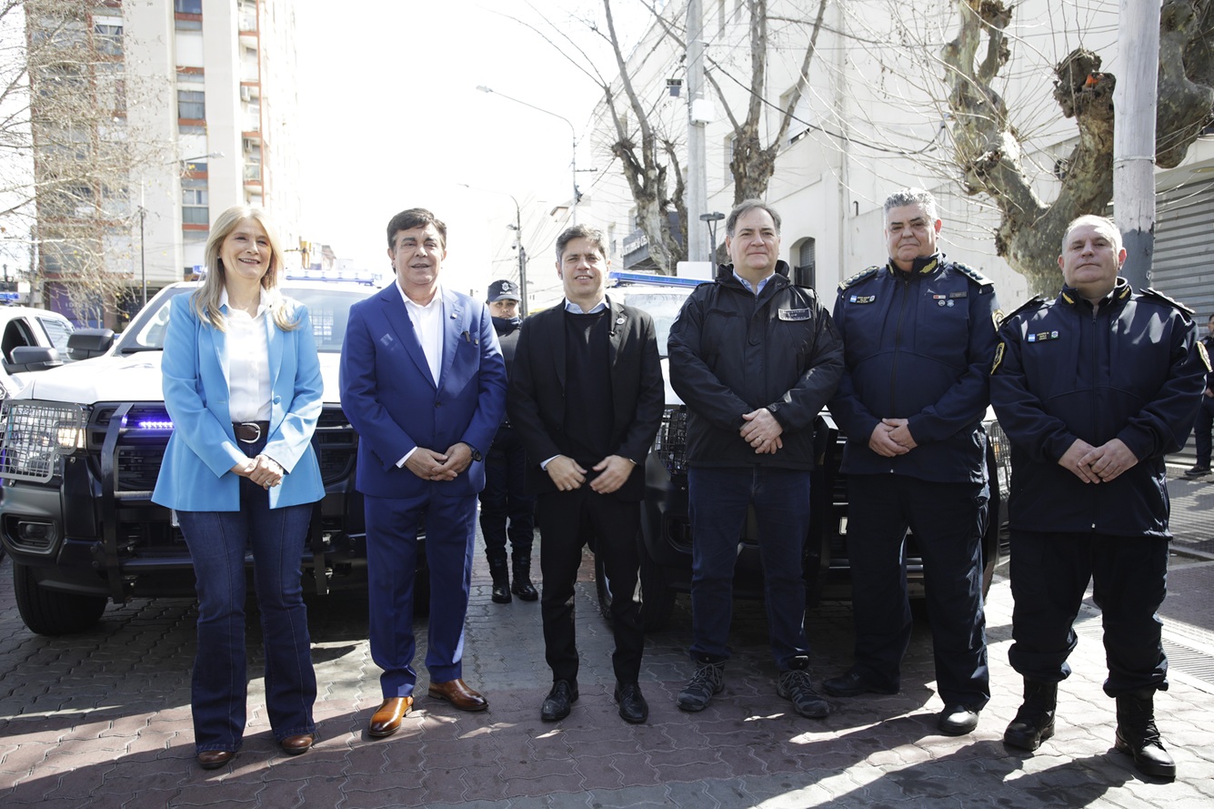 Fernando Espinoza y Axel Kicillof fortalecen la seguridad en La Matanza con nuevos patrulleros y más tecnología