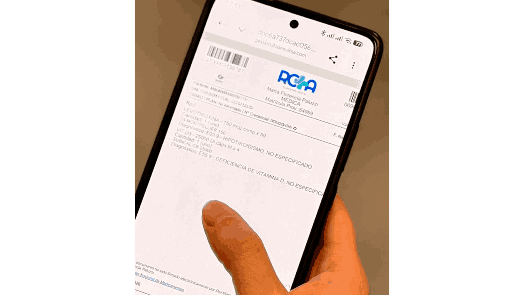 Las recetas médicas serán digitales por Escobar 360: cómo validar tu cuenta
