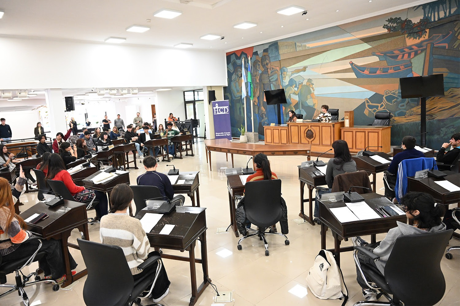 Más de 20 escuelas de Tigre formaron parte del Parlamento Juvenil 2026 en el HCD