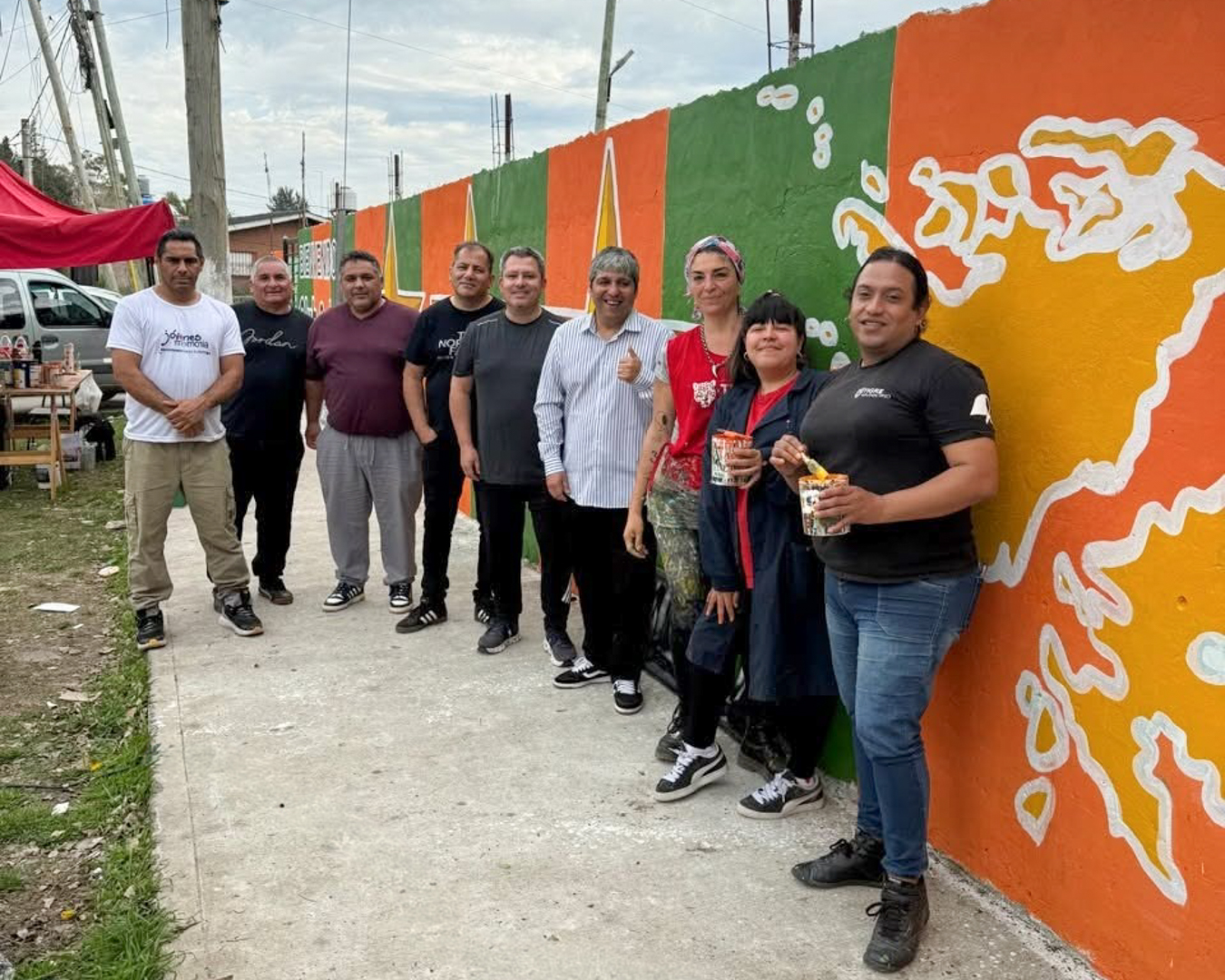 A través del programa “Huella Urbana”, el Municipio de Tigre continúa fortaleciendo la identidad de distintos clubes de barrio