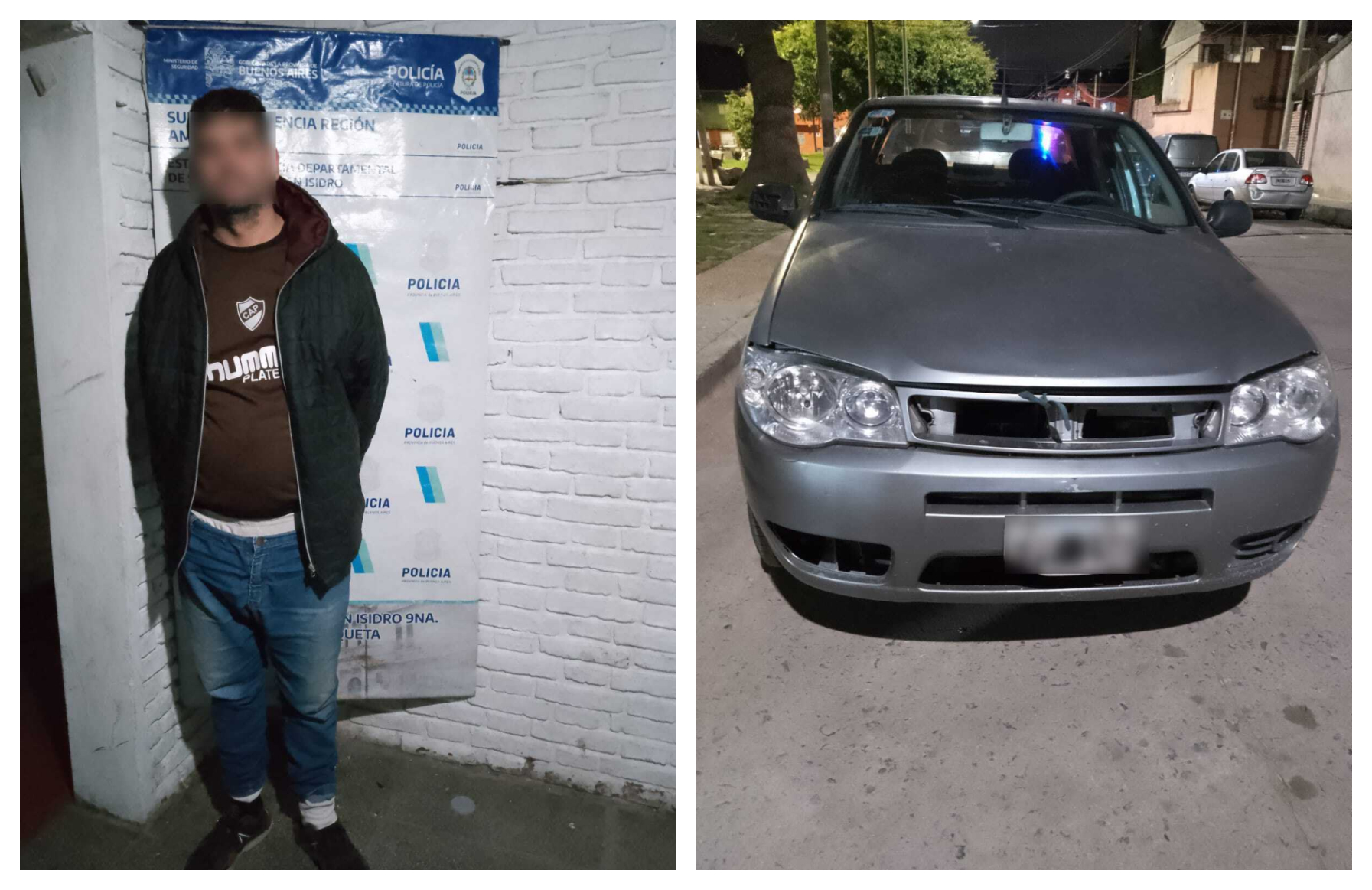 San Isidro: evadió un control en La Horqueta, huyó hasta Saavedra y terminó detenido
