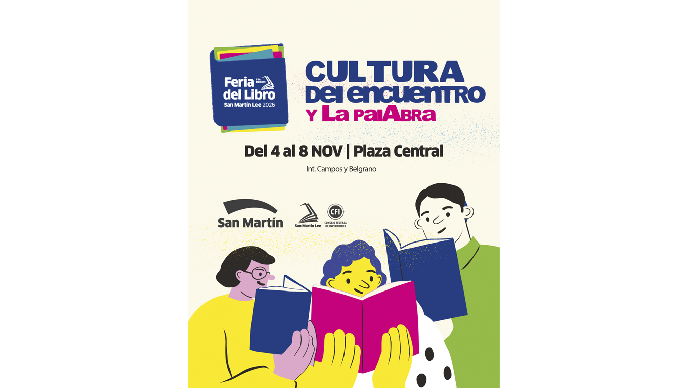 Se viene la 5ta. Feria del Libro de San Martín